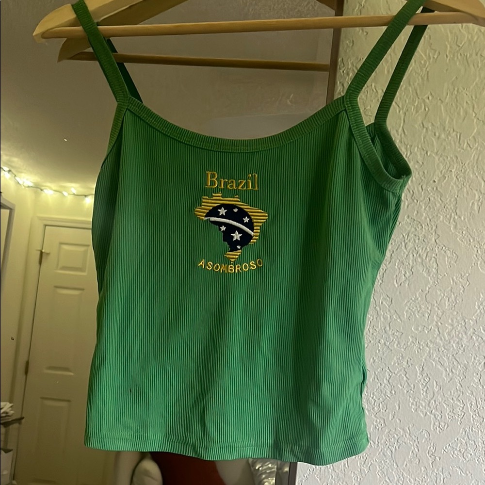 Green Brazil Women's Tank Top